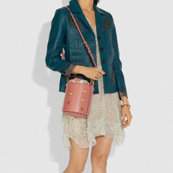Coach Bags Coach Grommet Drawstring Leather Bucket Bag Poshmark